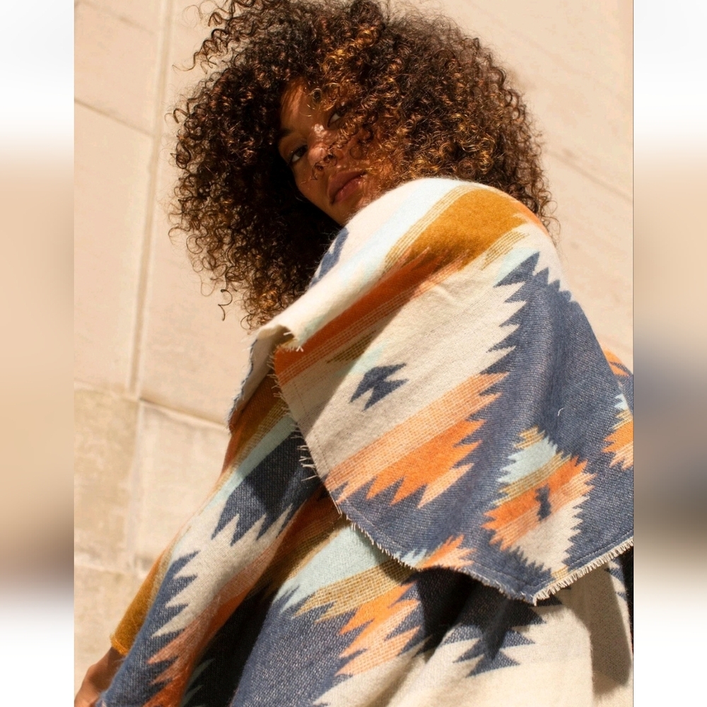 Free People Crossroads Poncho One Size - Picture 5 of 12
